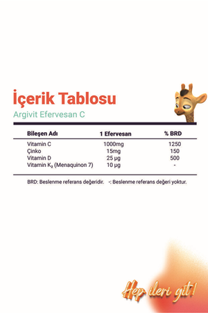 Argivit Efervesan C 10 Efervesan Tablet