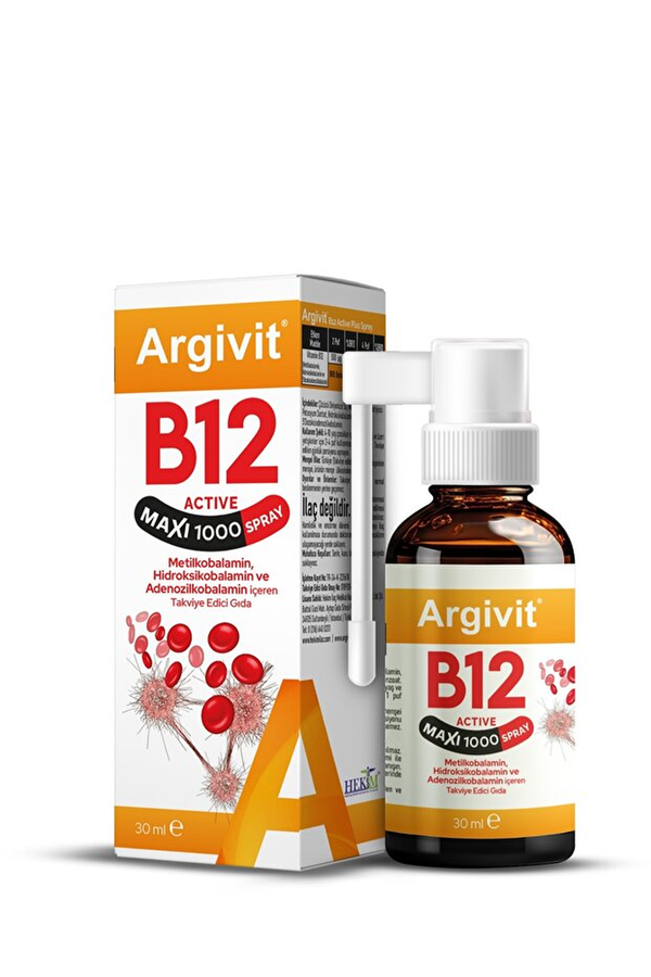 Argivit B12 Active Maxi 1000 mcg 30 ml