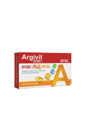 Argivit Ostose 3 Plus 30 Soft Jel