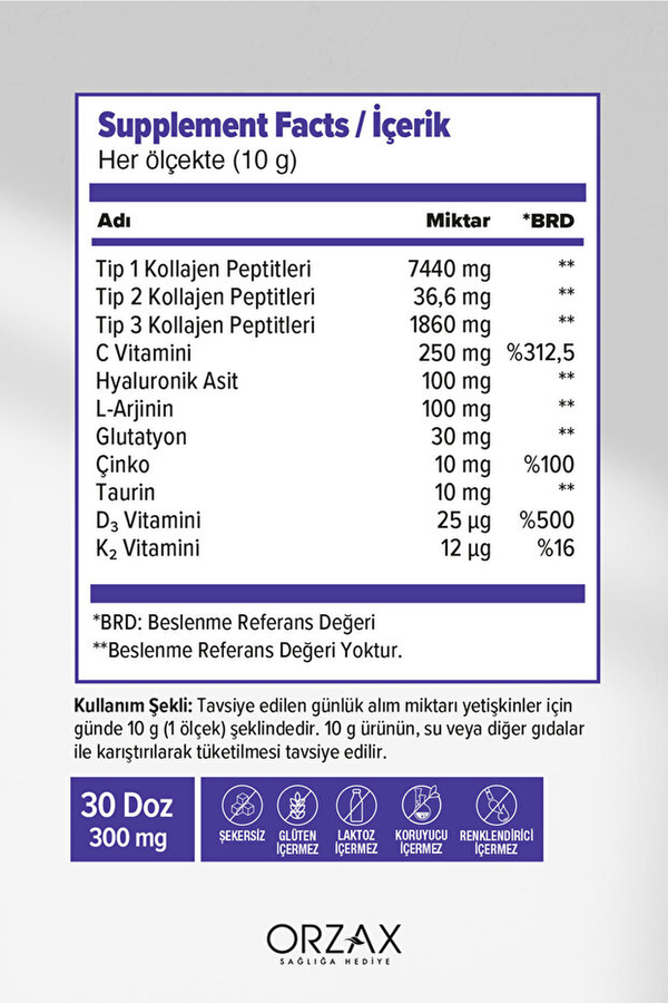 Orzax Day2Day The Collagen All Body 300 g