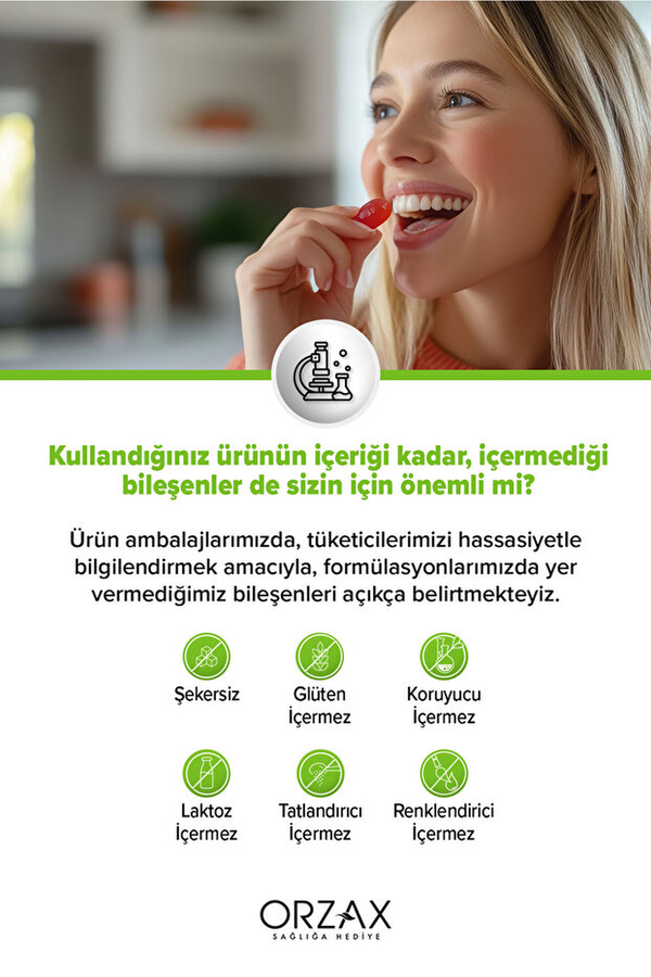 Orzax Day2Day The Collagen Beauty Gummies 60 Çiğnenebilir Form