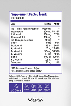 Orzax Day2Day The Collagen Mag Plus 30 Saşe