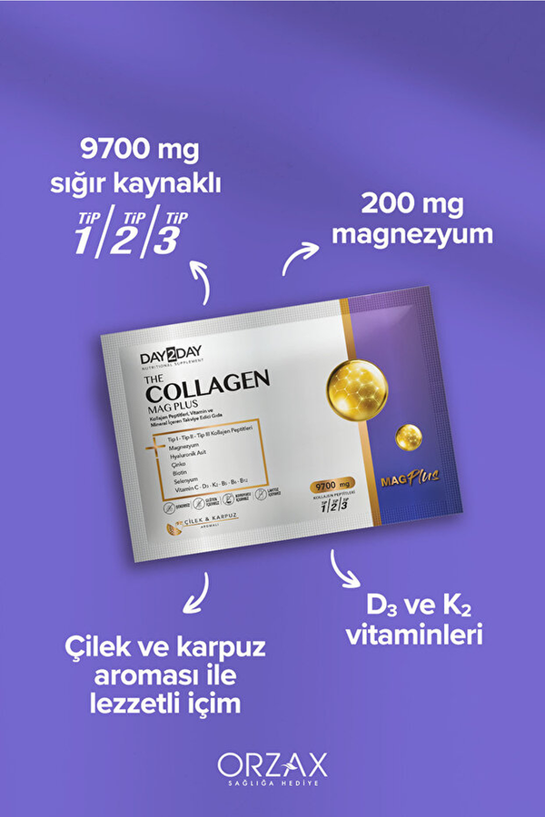 Orzax Day2Day The Collagen Mag Plus 30 Saşe
