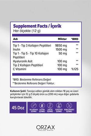 Orzax Day2Day The Collagen Multi Balance 540g