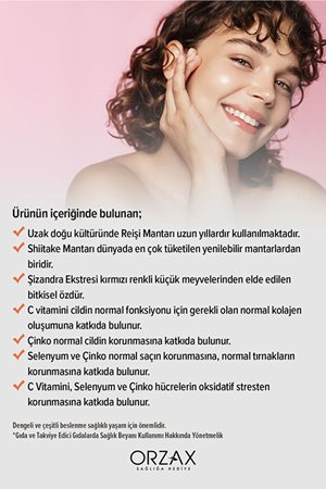 Orzax Day2Day The Collagen Mushroom Glow 30 Saşe