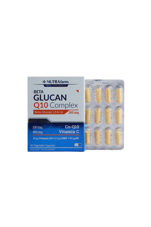 Nutrafarm Beta Glucan Q-10 Complex 250 mg 30 Kapsül