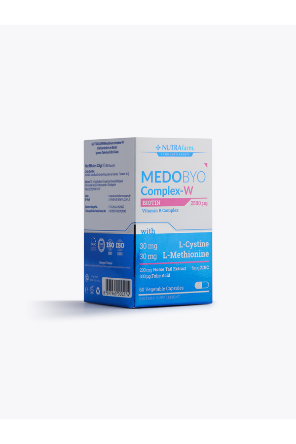 Nutrafarm Medobyo Complex W Kadın 2500 mcg 60 Kapsül