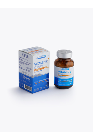 Nutrafarm Vitamin C Complex Buffered 1000 mg Calcium L-Ascorbate 60 Kapsül