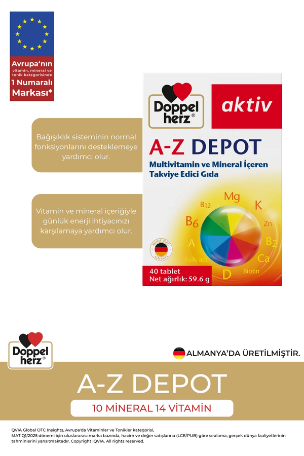 Doppelherz A-Z Depot 40 Tablet