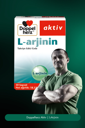 Doppelherz L-Arjinin 500 mg 30 Kapsül