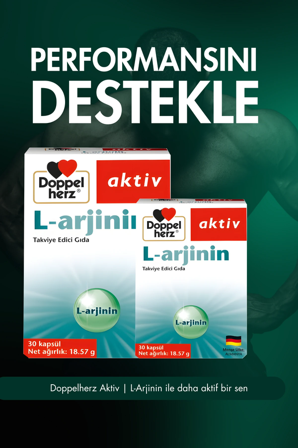 Doppelherz L-Arjinin 500 mg 30 Kapsül