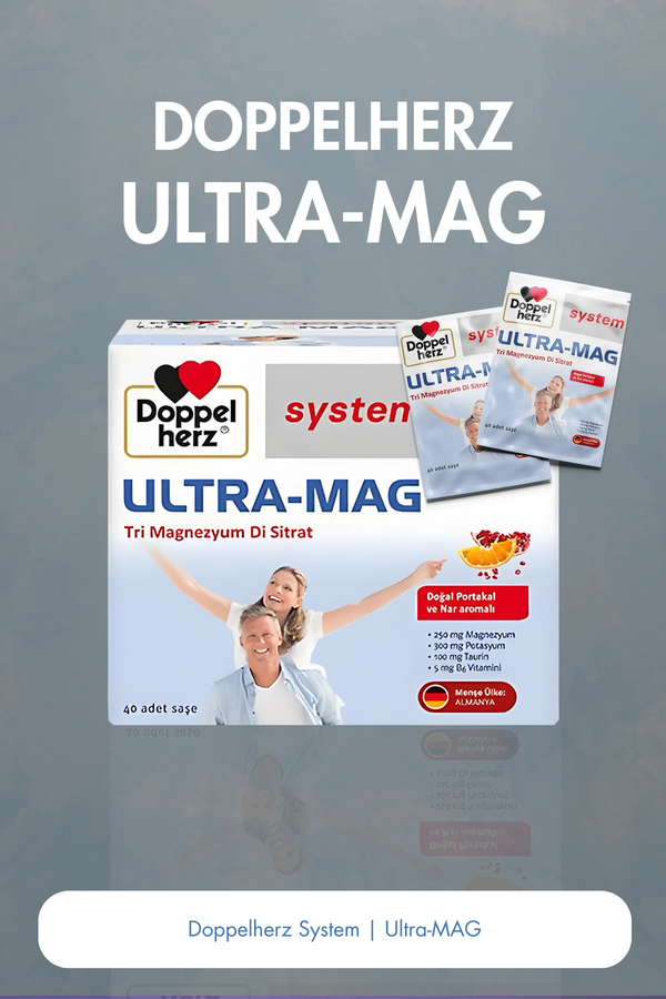 Doppelherz System Ultra-MAG Magnezyum 40 Saşe