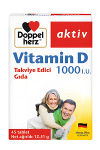 Doppelherz Vitamin D 1000 IU 45 Tablet