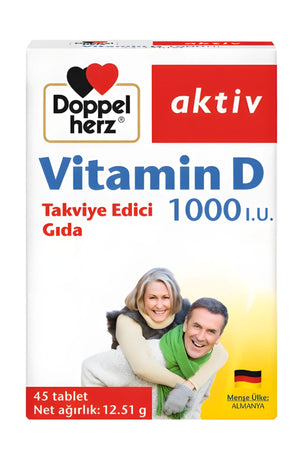Doppelherz Vitamin D 1000 IU 45 Tablet