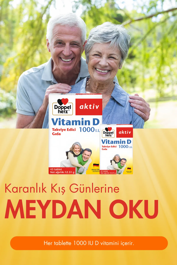 Doppelherz Vitamin D 1000 IU 45 Tablet