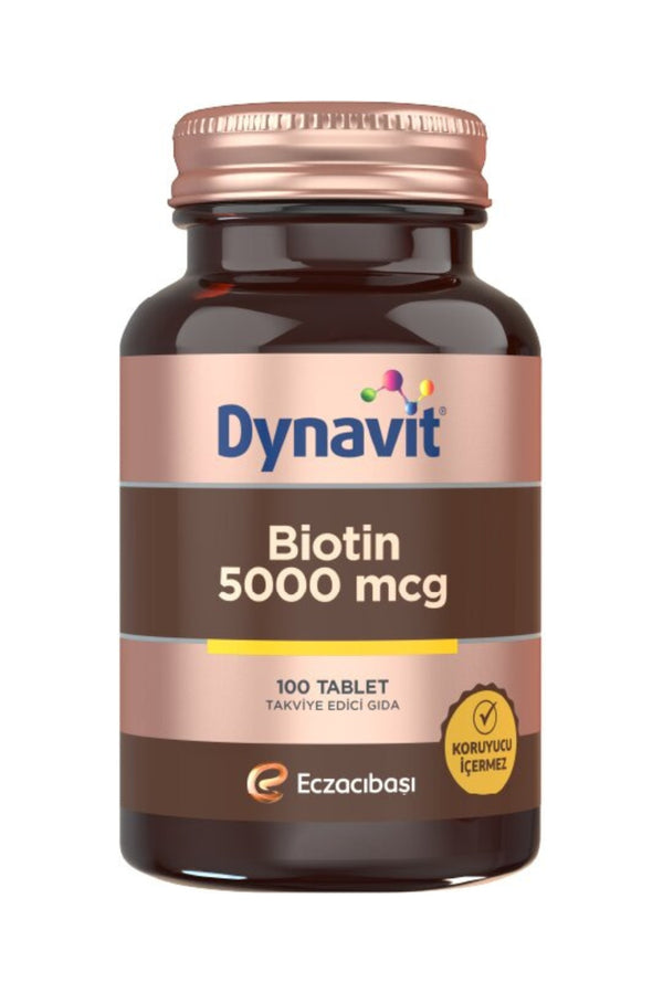 Dynavit Biotin 5000 mcg 100 Tablet