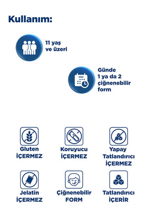 Dynavit Gummies HSN Hair-Skin-Nails 60 Çiğnenebilir Form