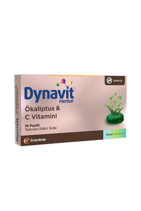 Dynavit Herbal Ökaliptus & C Vitamini 16 Pastil