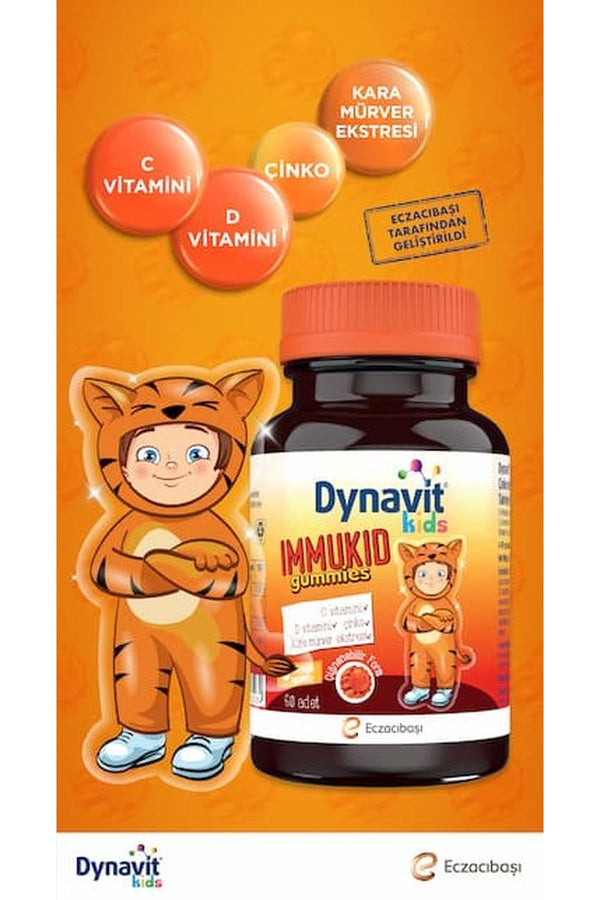 Dynavit Kids Immukid Gummies 60 Çiğnenebilir Form