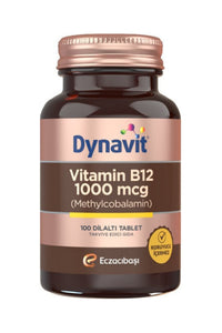 Dynavit Vitamin B12 1000 mcg 100 Dilaltı Tablet