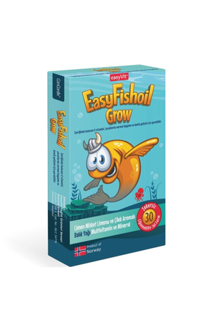 EasyFishoil Grow 30 Çiğnenebilir Form
