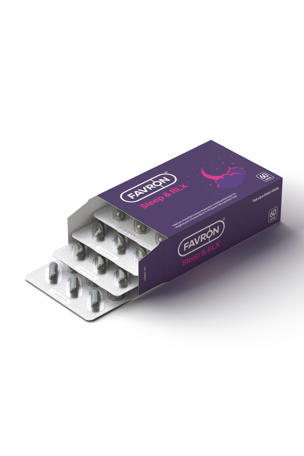 Favron Sleep & RLX 60 Kapsül