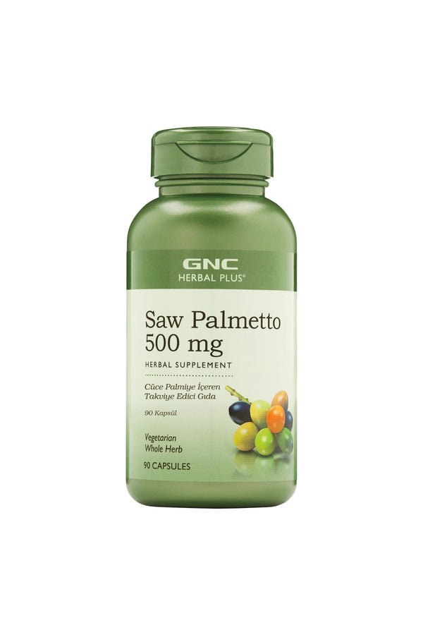 GNC Herbal Plus Saw Palmetto 500 mg 90 Kapsül