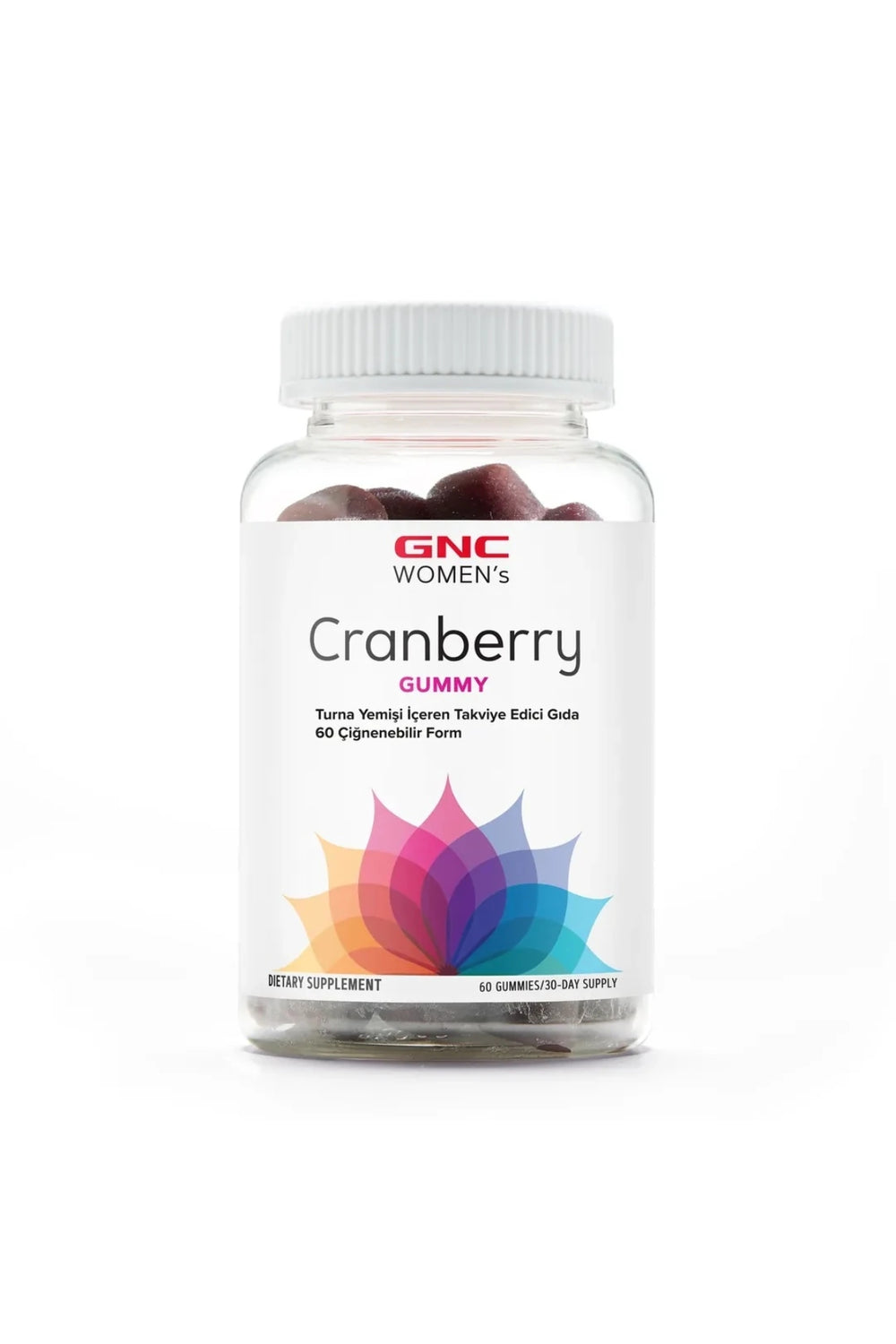 GNC Women's Cranberry 510 mg 60 Çiğnenebilir Form