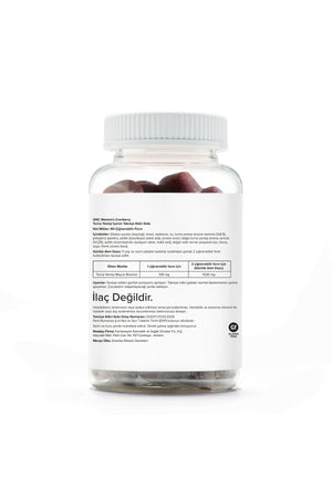 GNC Women's Cranberry 510 mg 60 Çiğnenebilir Form