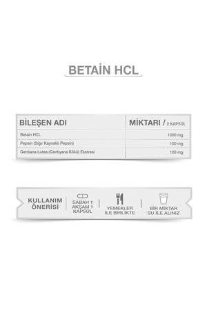Goodday Betain HCL 60 Kapsül