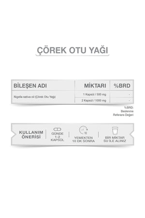 Goodday Çörek Otu Yağı 500 mg 30 Kapsül