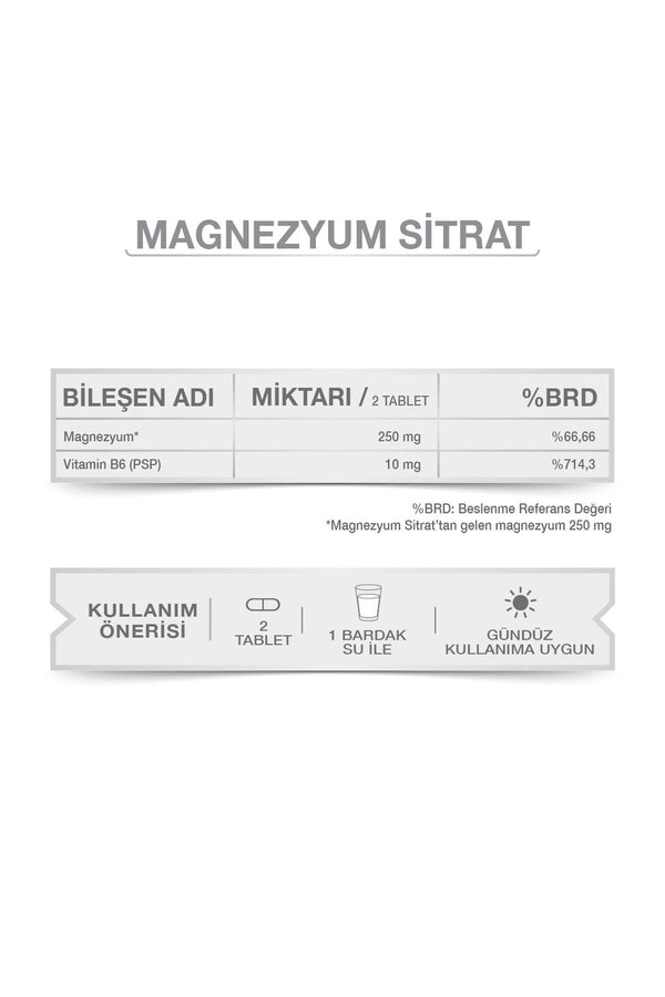 Goodday Magnesium Plus S & P5P 125 mg 30 Tablet