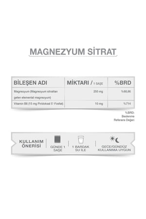 Goodday Magnesium Plus S 250 mg 30 Saşe
