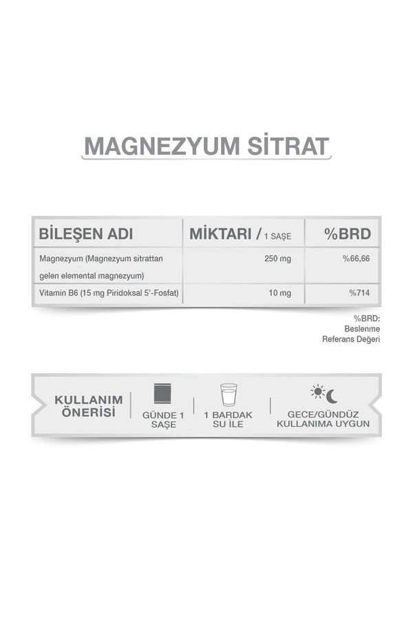 Goodday Magnesium Plus S 250 mg 30 Saşe