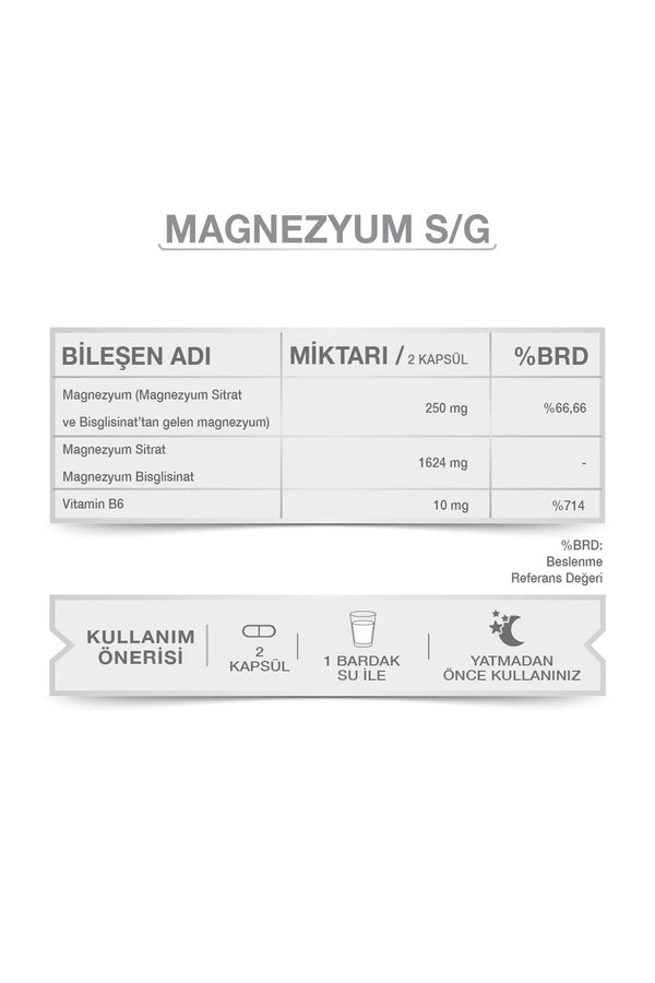 Goodday Magnesium Plus S/G 125 mg 30 Kapsül