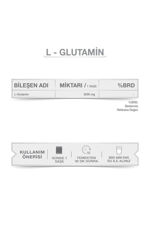 Goodday Pure L-Glutamin 5000 mg 30 Saşe