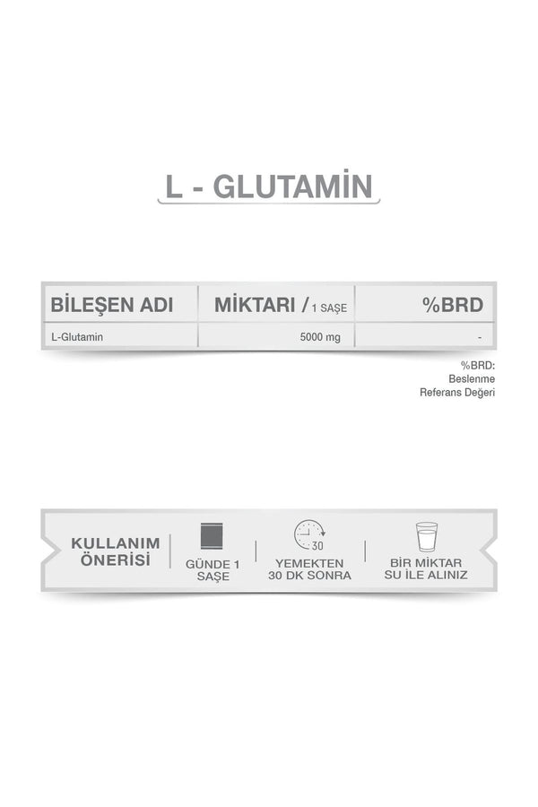Goodday Pure L-Glutamin 5000 mg 30 Saşe