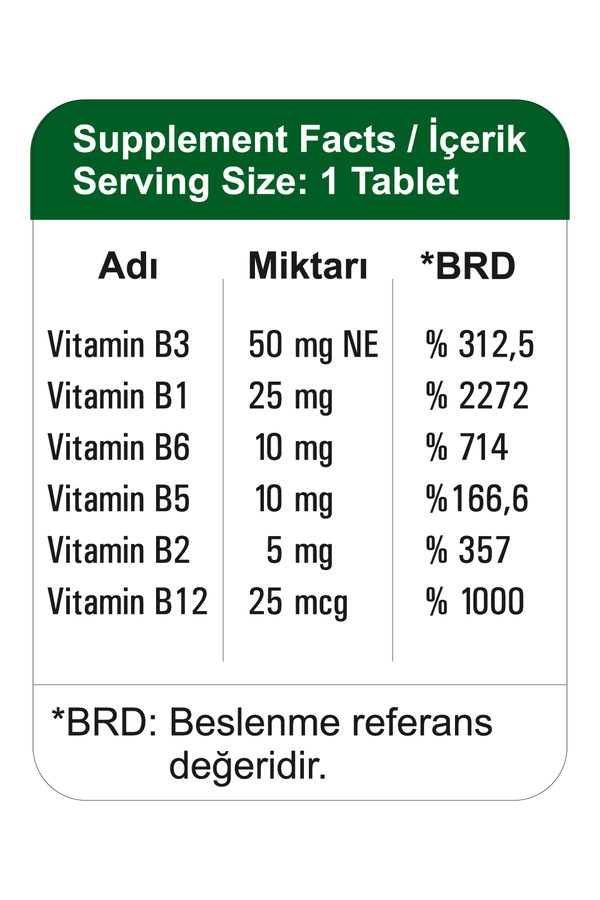 HappyMore B Complex 30 Tablet