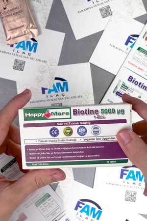 HappyMore Biotin 5000 mcg 30 Tablet