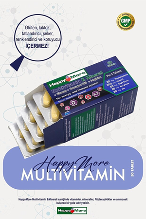 HappyMore Multivitamin & Mineral 50 Tablet