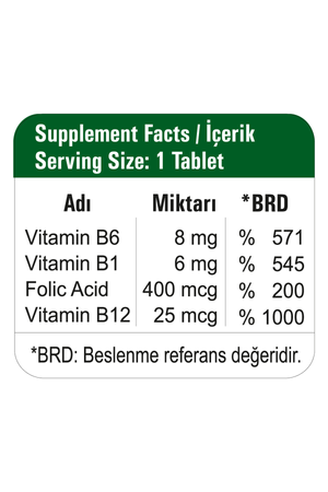 HappyMore Vitamin Folik Asit 30 Tablet