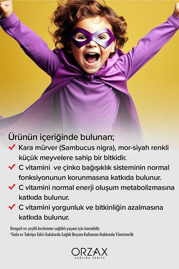 Orzax İmunol Sambucus 150 ml
