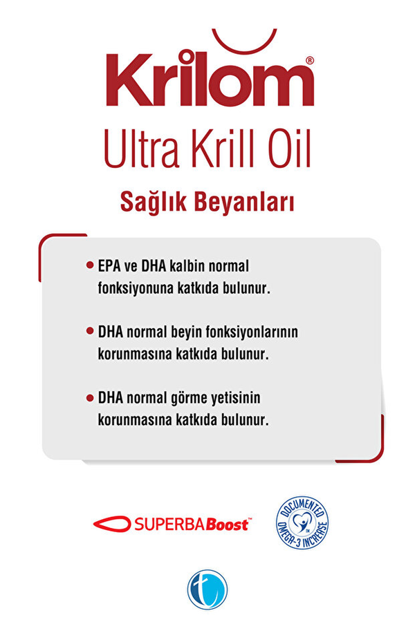 Krilom Ultra Krill Oil 30 Kapsül