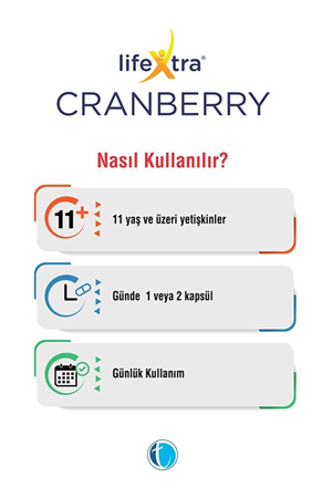 LifeXtra Cranberry 30 Kapsül