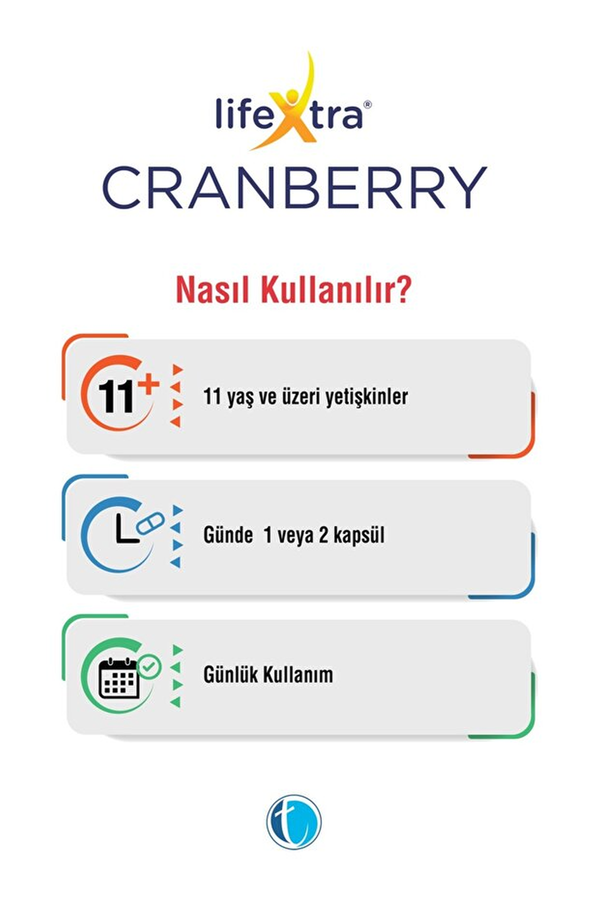 LifeXtra Cranberry 30 Kapsül