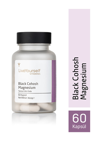 LiveYourself Black Cohosh Magnesium 60 Kapsül