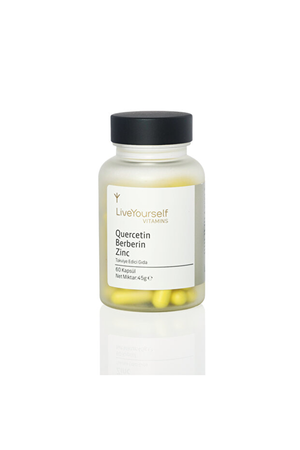 LiveYourself Quercetin Berberin Zinc 60 Kapsül