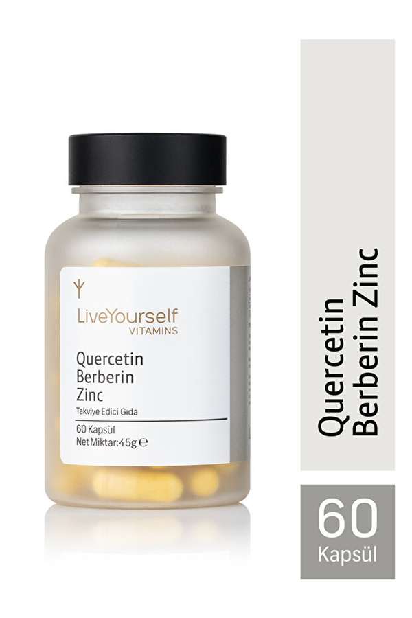 LiveYourself Quercetin Berberin Zinc 60 Kapsül