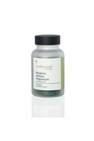 LiveYourself Rhodiola Melissa Magnesium 60 Kapsül