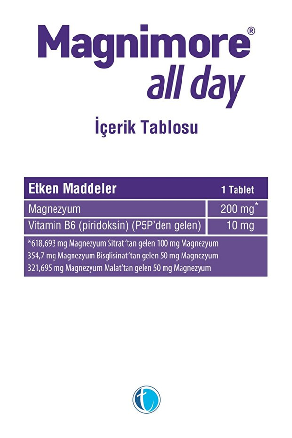 Magnimore All Day 200 mg 60 Tablet